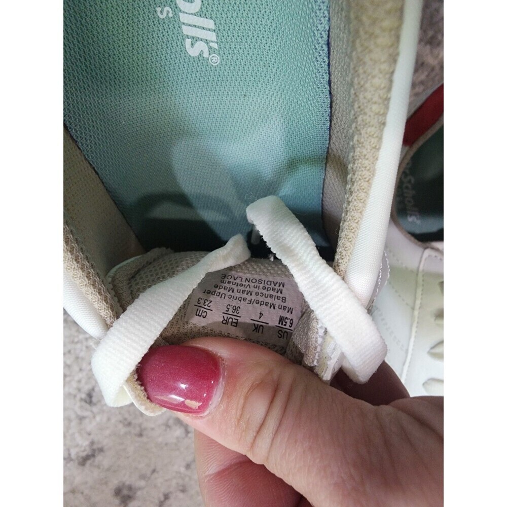 Dr. Scholl's Size 6.5M Madison Lace Womens Fashion Sneakers White Nylon - Picture 7 of 9